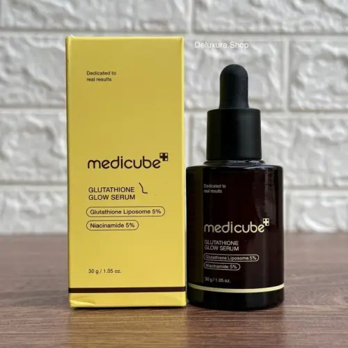 medicube glutathione glow serum 30g AGE-R : Beauty & Personal Care Helps improve the look of uneven tone and dark spots Medicube Glutathione Glow Serum 30g